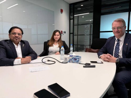 Meeting with Hans Henrik, Vice President, DTec Dubai Dtec Meeting